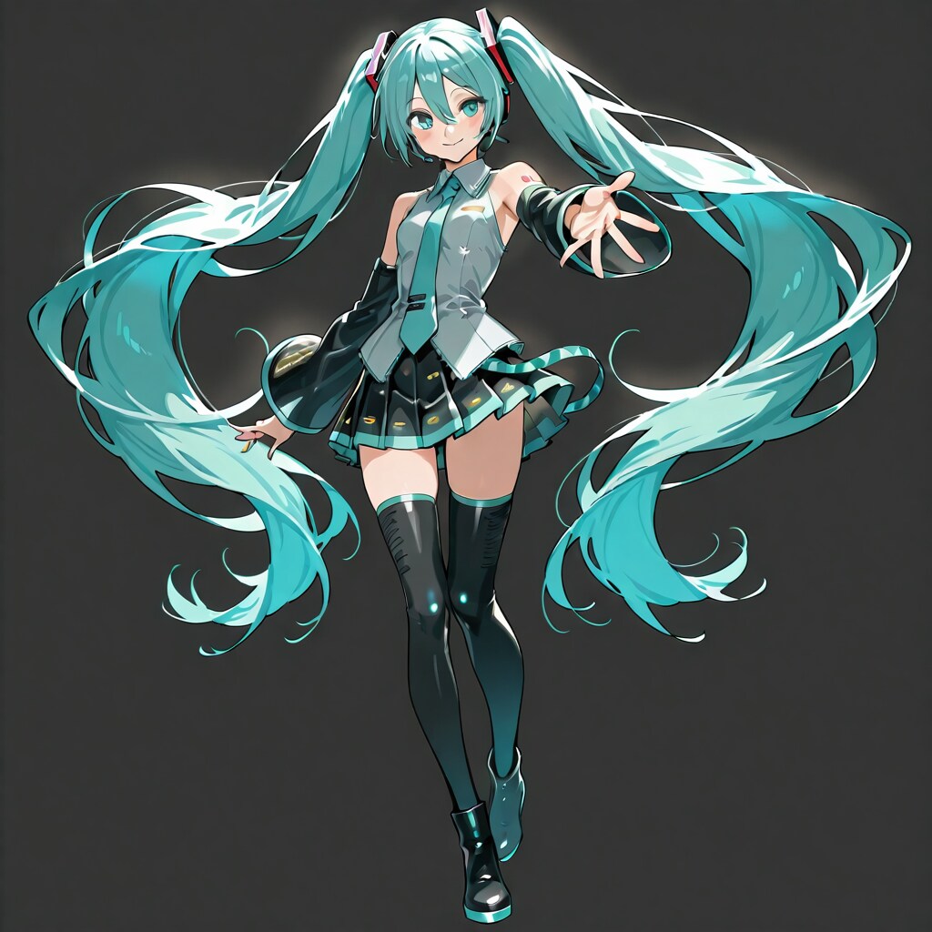 初音ミクをつくってみました！(DAISY) | の人気AIイラスト・グラビア