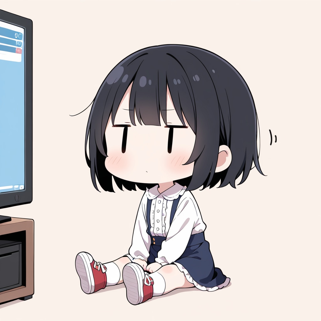 テレビをみる