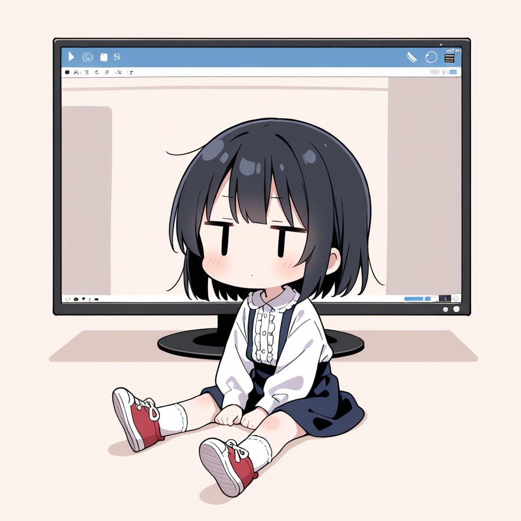 テレビをみる