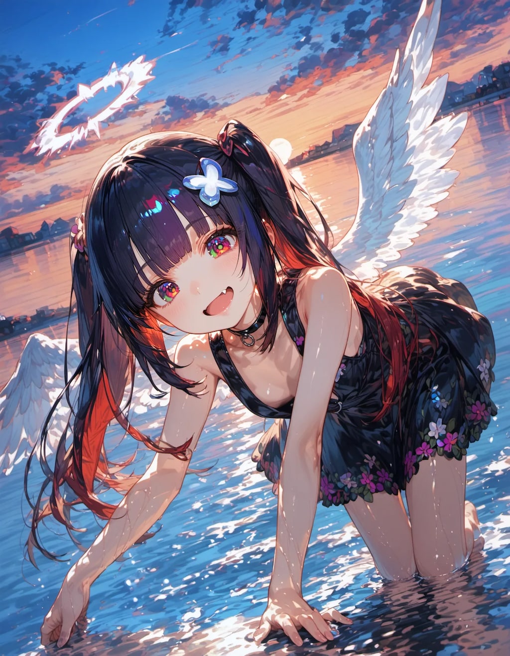 Twilight Seraph on the Water