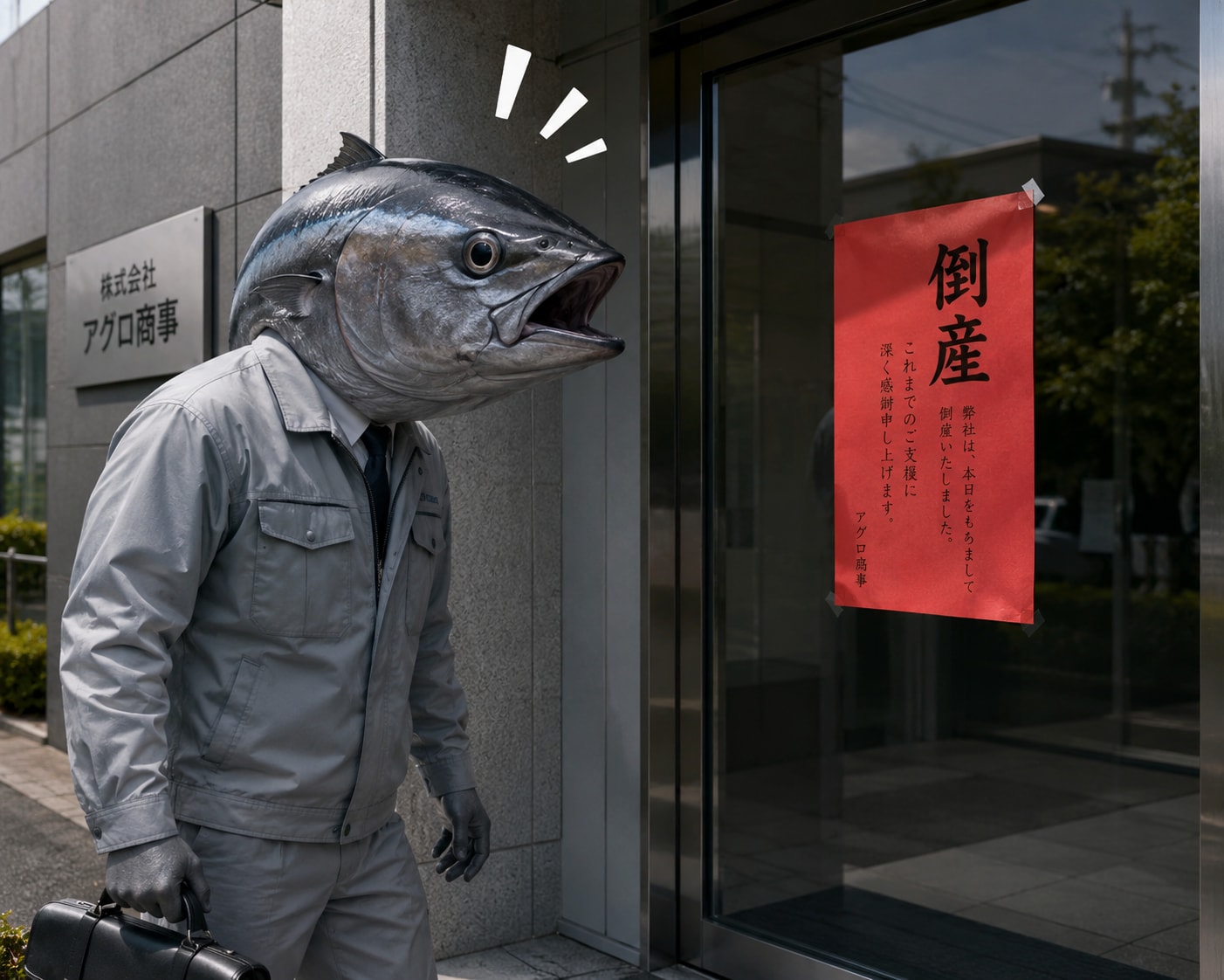 倒産は突然に
