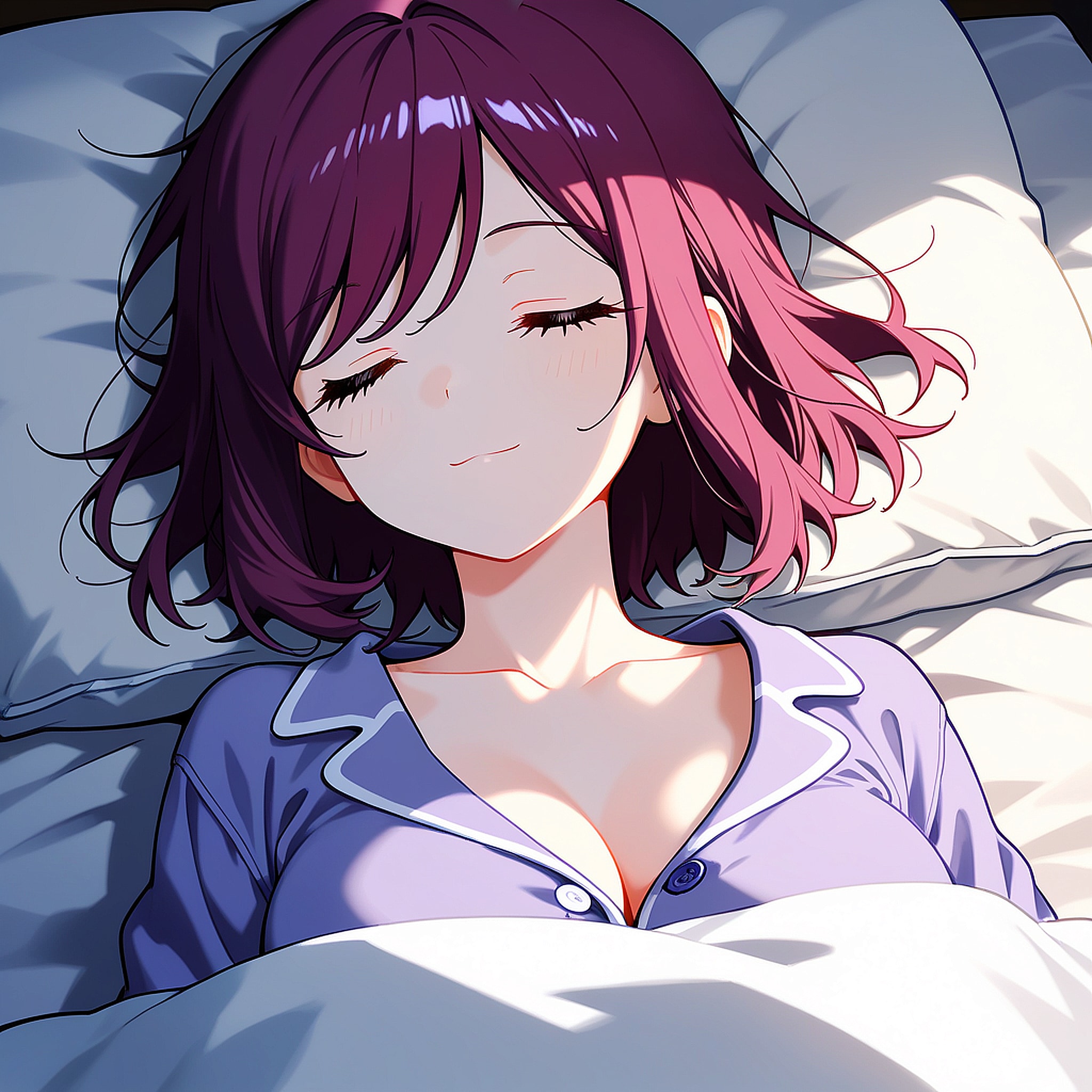 おやすみなさい（挨拶メイドの芽衣ちゃん） | の人気AIイラスト・グラビア