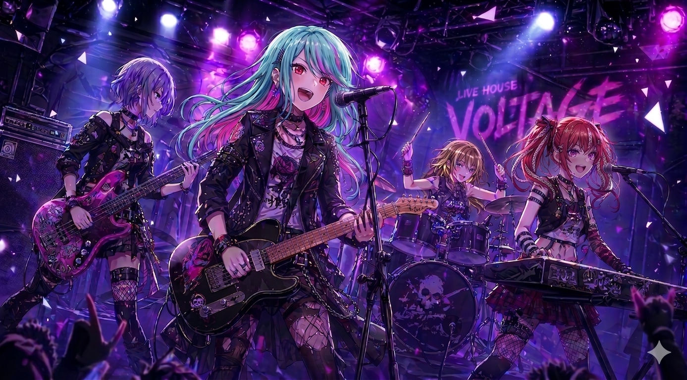 ガールズバンド！ | の人気AIイラスト・グラビア