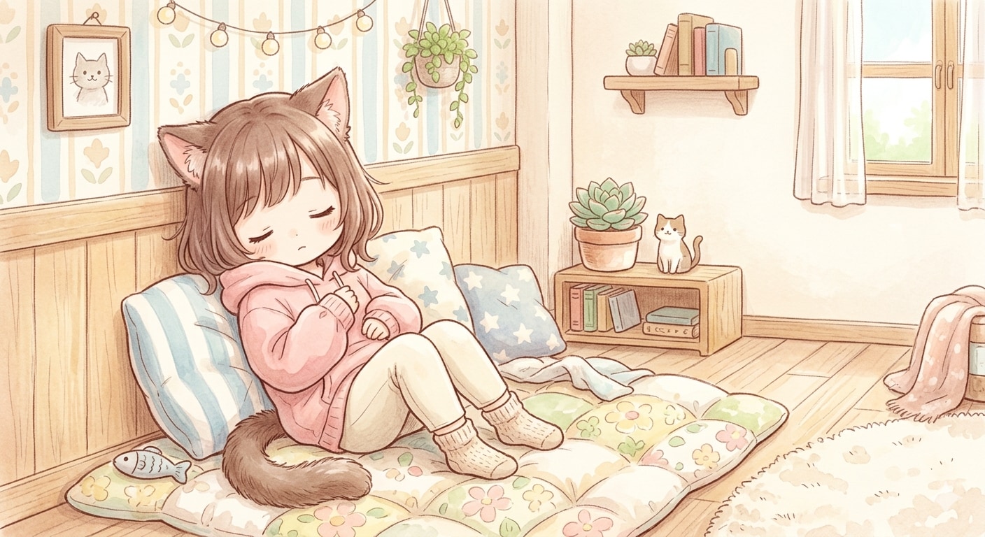 お昼寝タイム | の人気AIイラスト・グラビア
