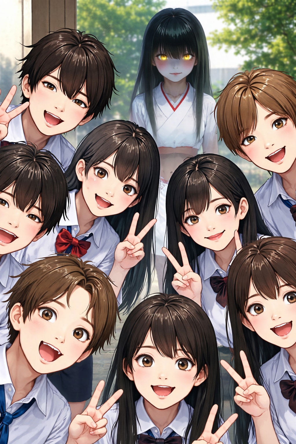 みんなでピース！