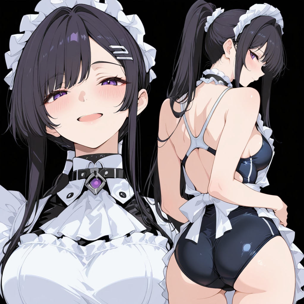 APRICOTでスク水メイド　碧嶋水都