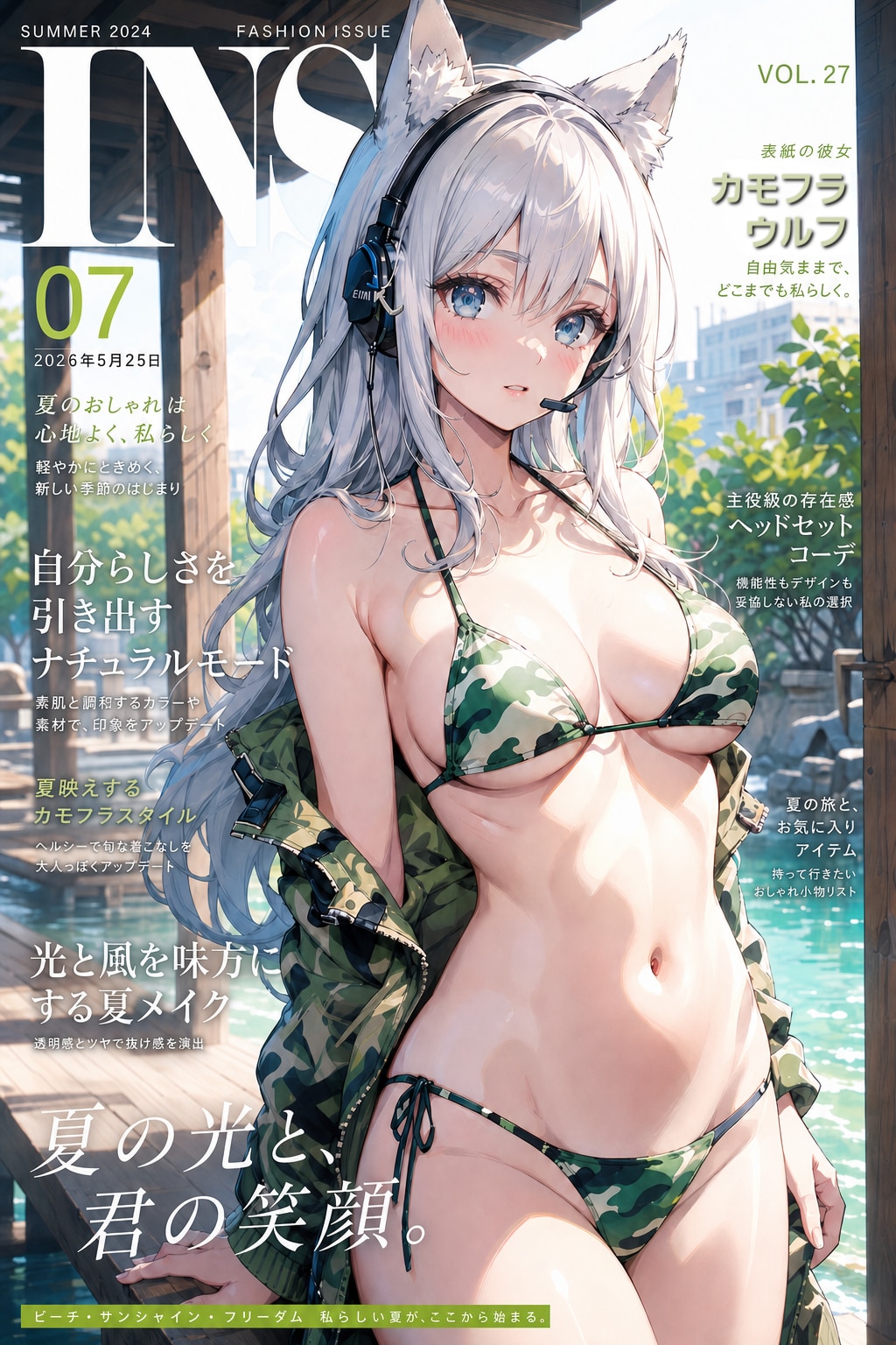 ファッション誌「INS」表紙📕✨