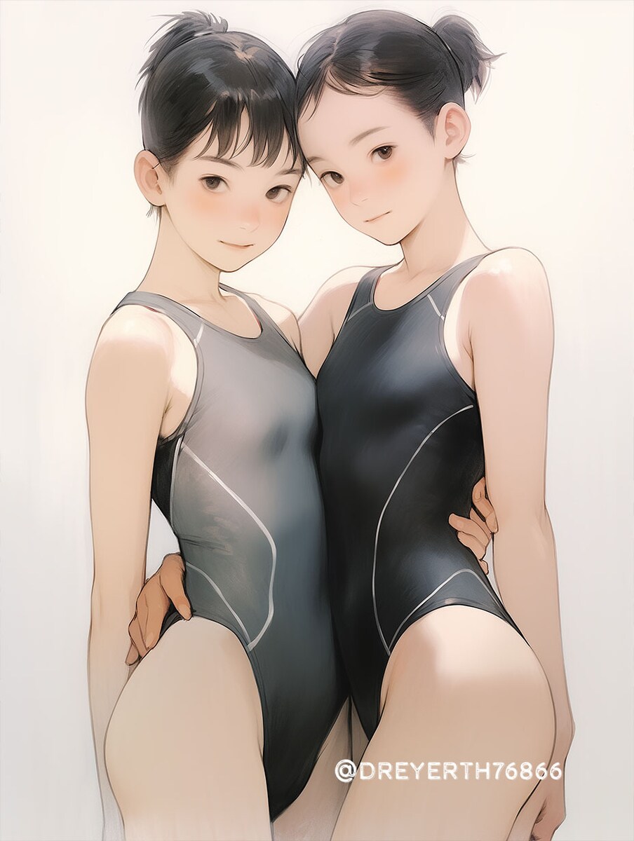抱き合う彼女（一部）