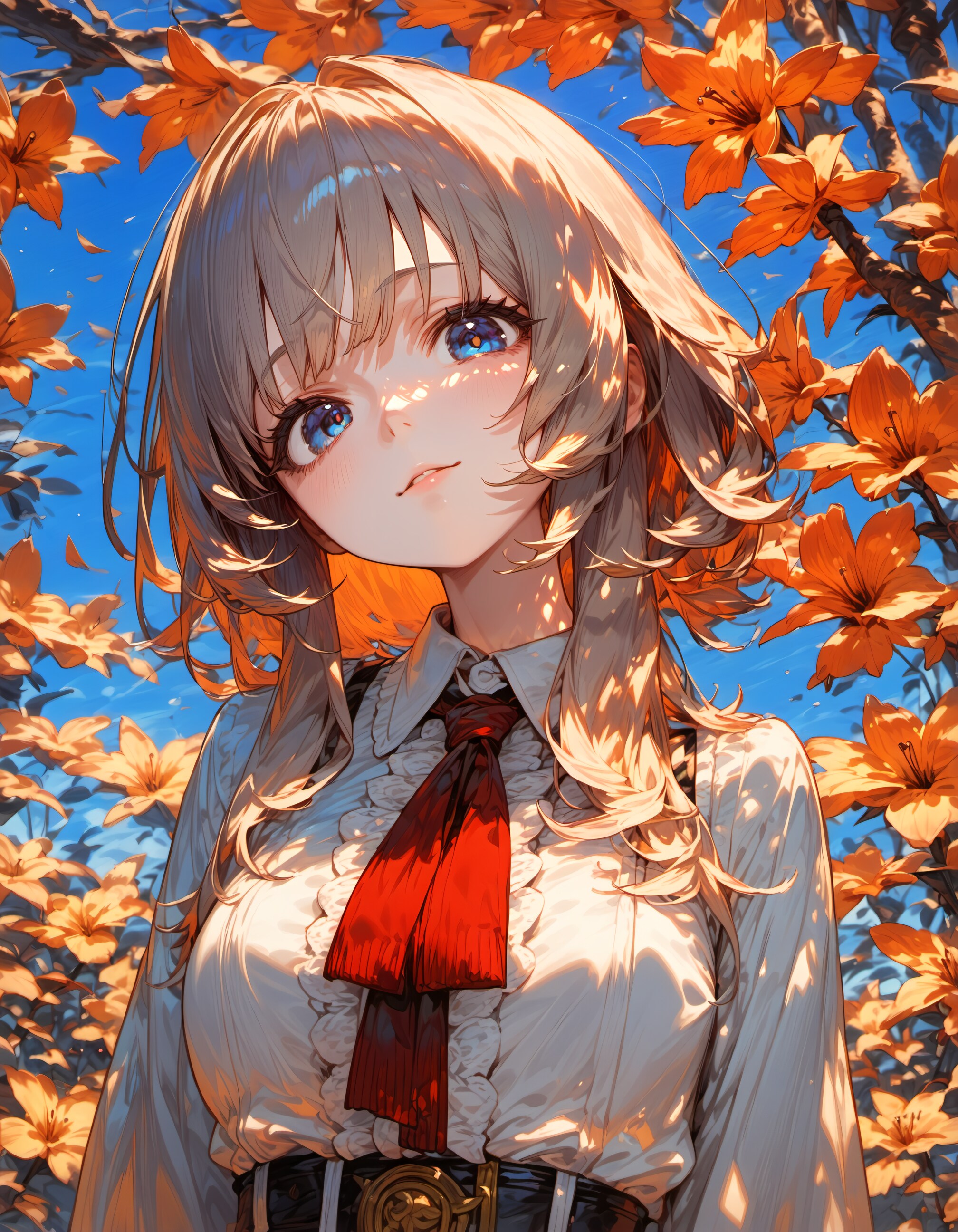 collared dress | の人気AIイラスト・グラビア