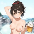 【撮影会】明音と温泉withビール Z604 4枚目