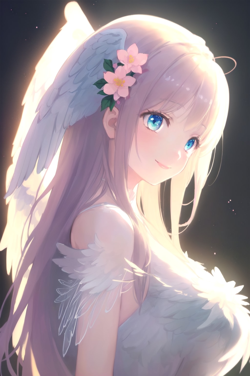 柔らかな光を纏いし天使 | の人気AIイラスト・グラビア