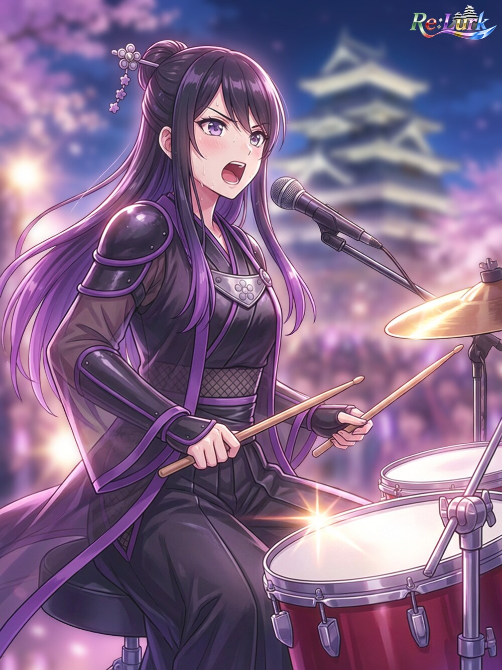 【Re:Lurk】Lyra(リラ)ライブシーン | の人気AIイラスト・グラビア