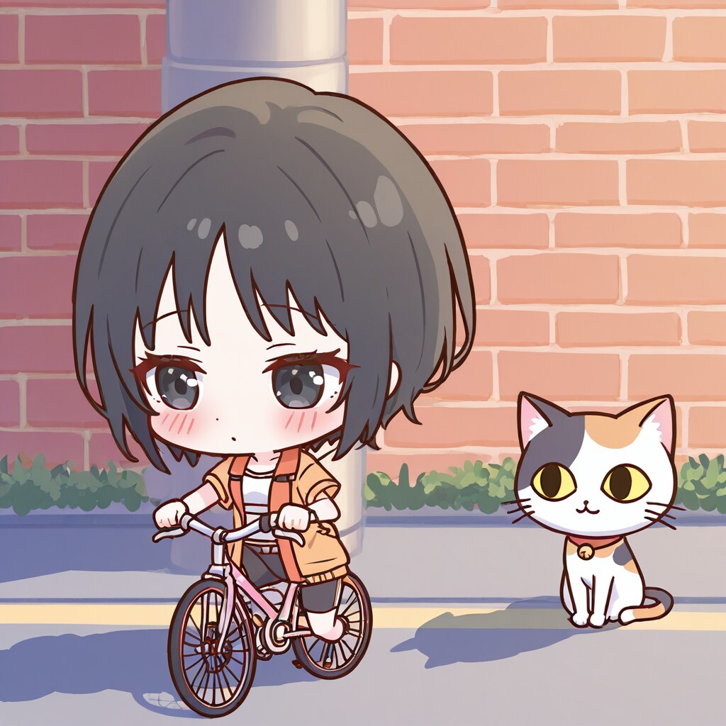 猫と自転車と(QILIN)