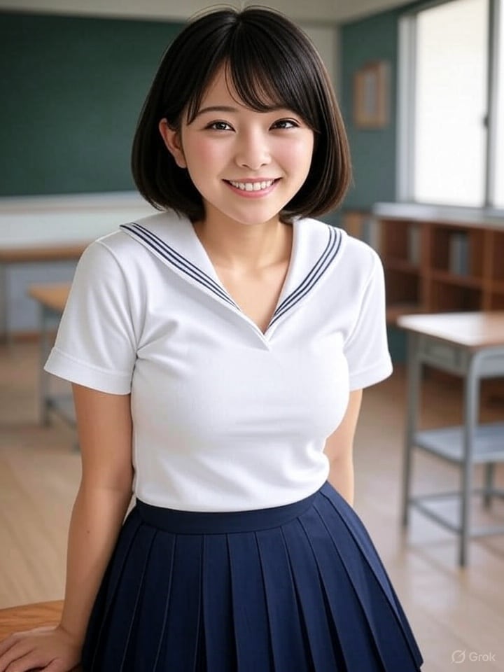 GrokでJKを生成 | の人気AIイラスト・グラビア