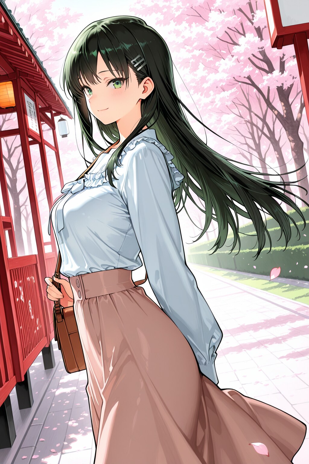 春色コーデな後輩 | の人気AIイラスト・グラビア