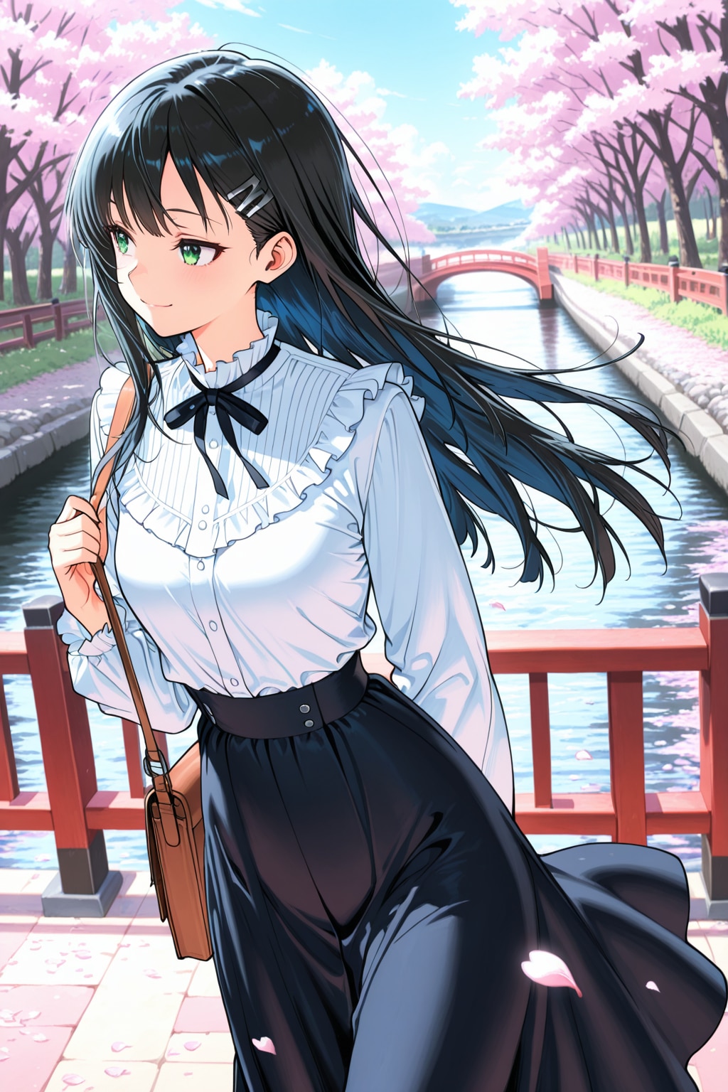 春色コーデな後輩