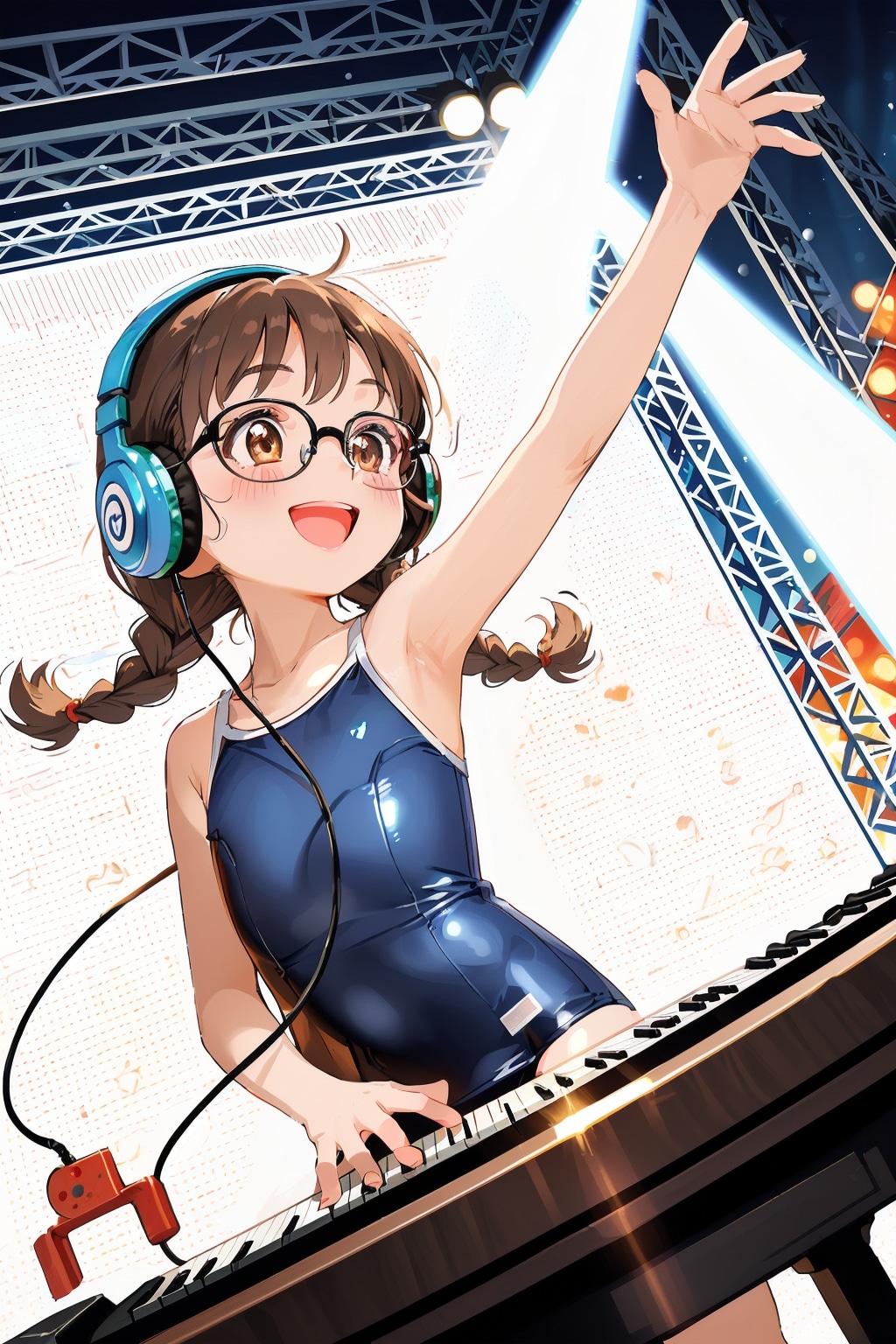委員長ちゃんのスク水フェス！
