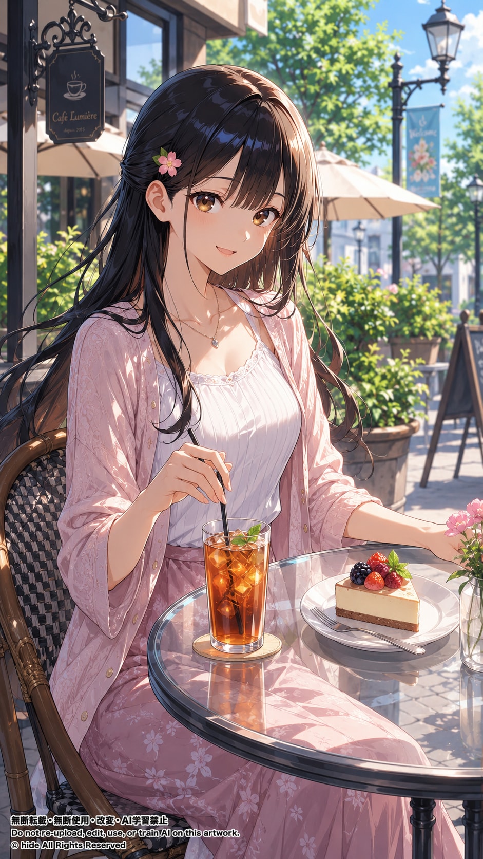 🍰 神楽さんのご褒美カフェ時間☕️ | の人気AIイラスト・グラビア