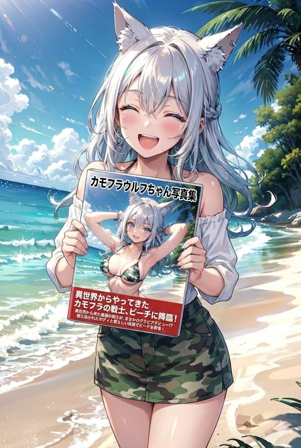 見てくれ✨ボクの写真集ができたよ🐺🎶