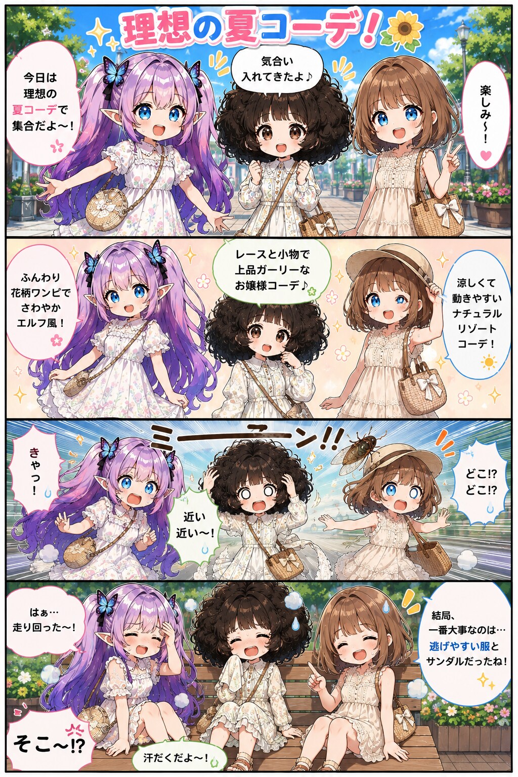理想の夏コーデ