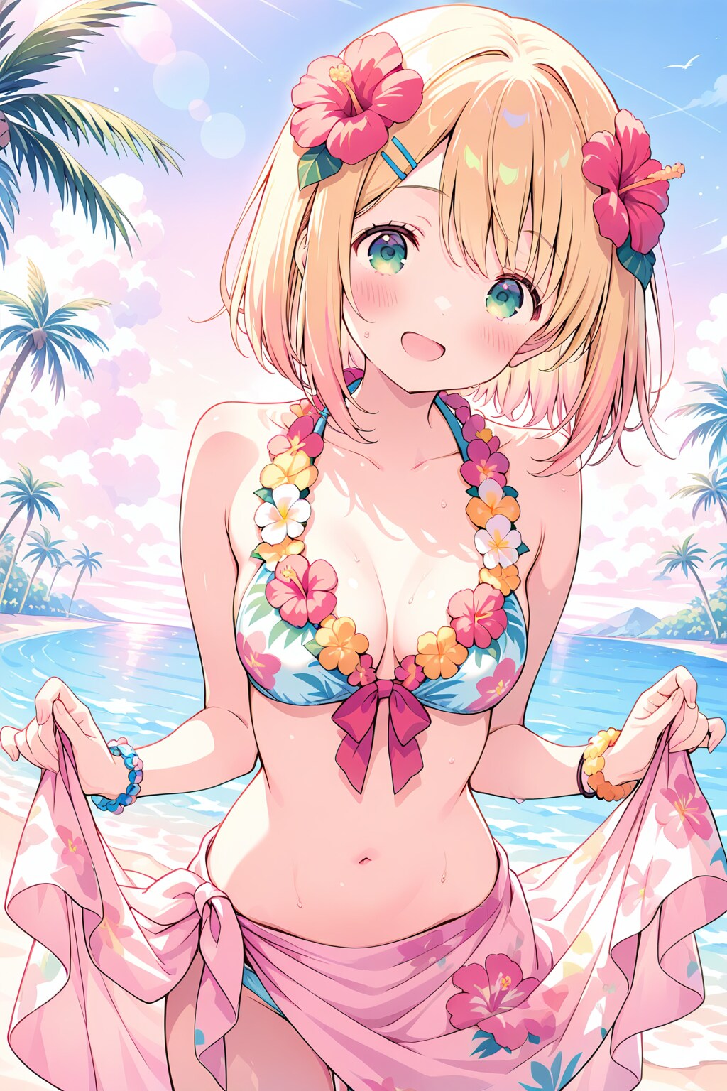 南国風ビキニ