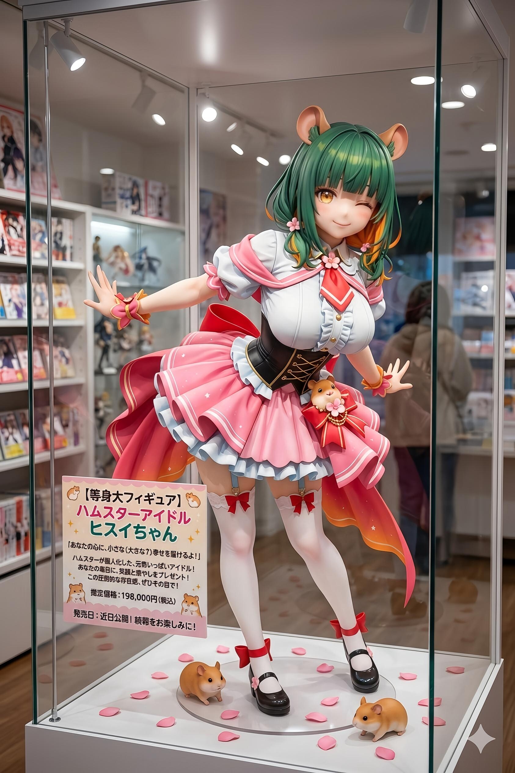 等身大ヒスイフィギャー