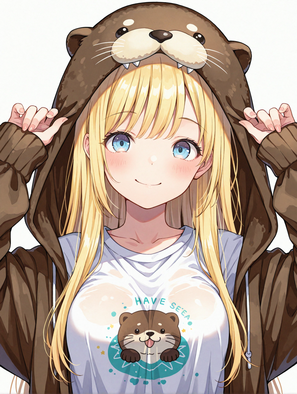 ラッコから着ぐるみを貰ったんだ～