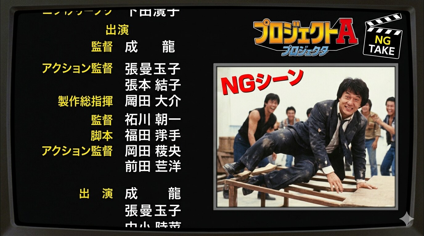 NG シーンが流れるエンディング