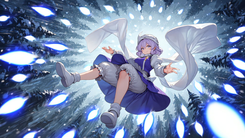 V5　東方　レティ・ホワイトロック　弾幕