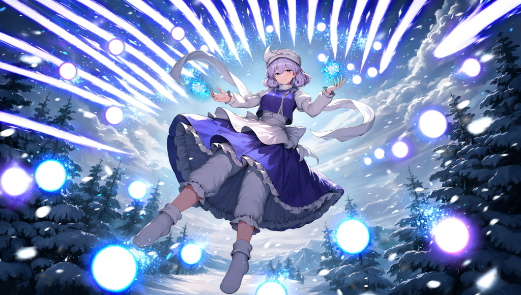 V5　東方　レティ・ホワイトロック　弾幕