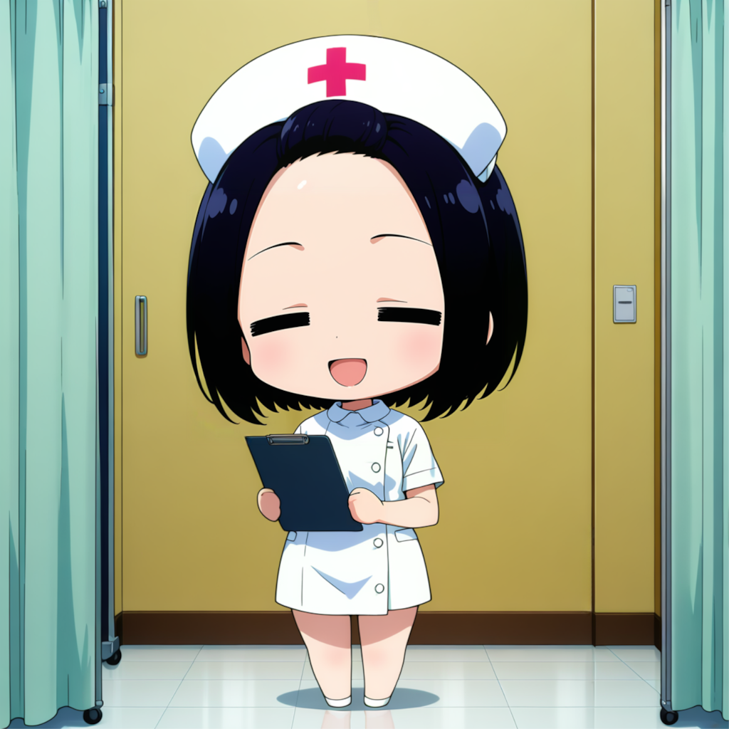 朝の検温ですよ～