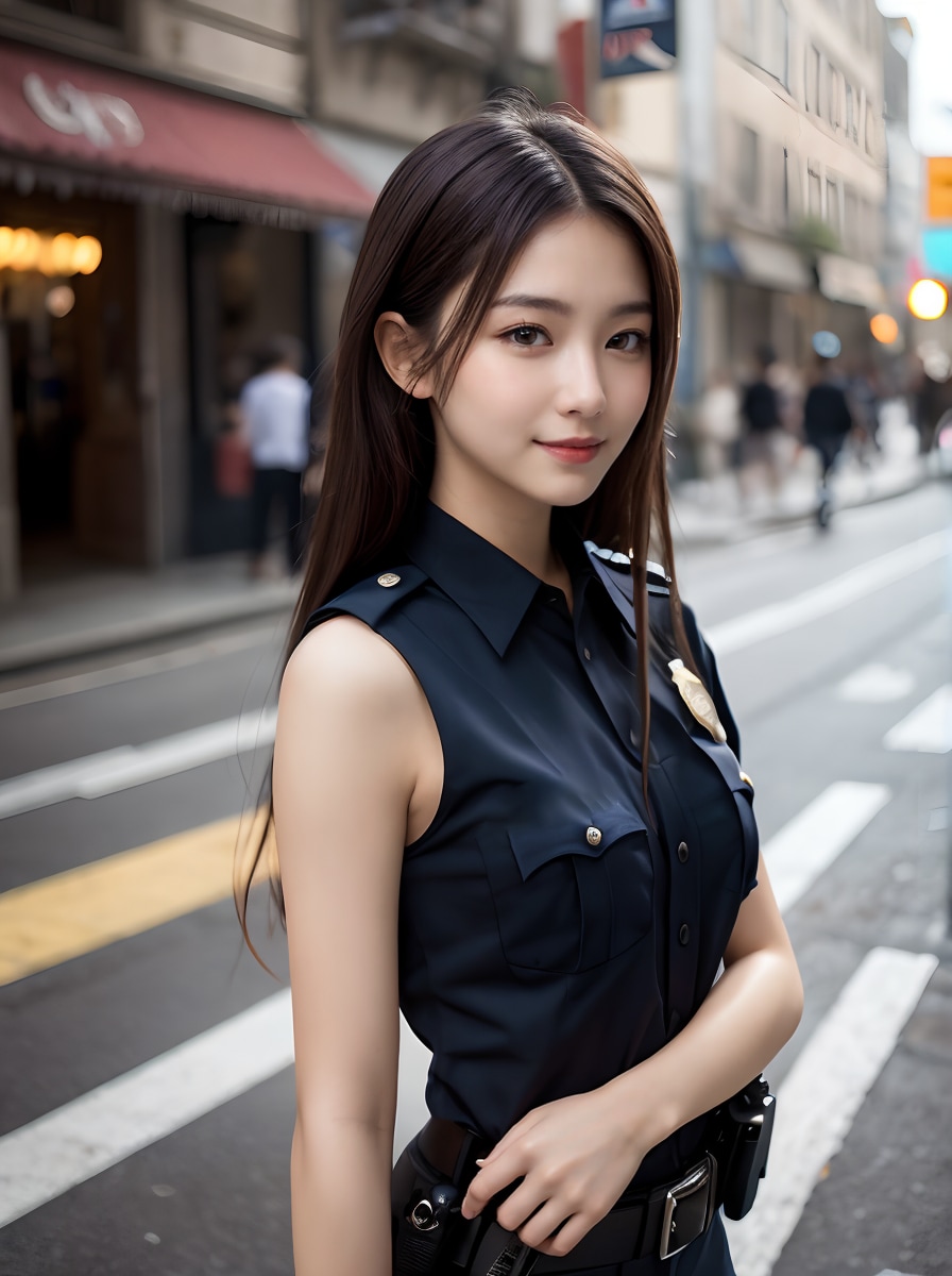 婦警さん | の人気AIイラスト・グラビア