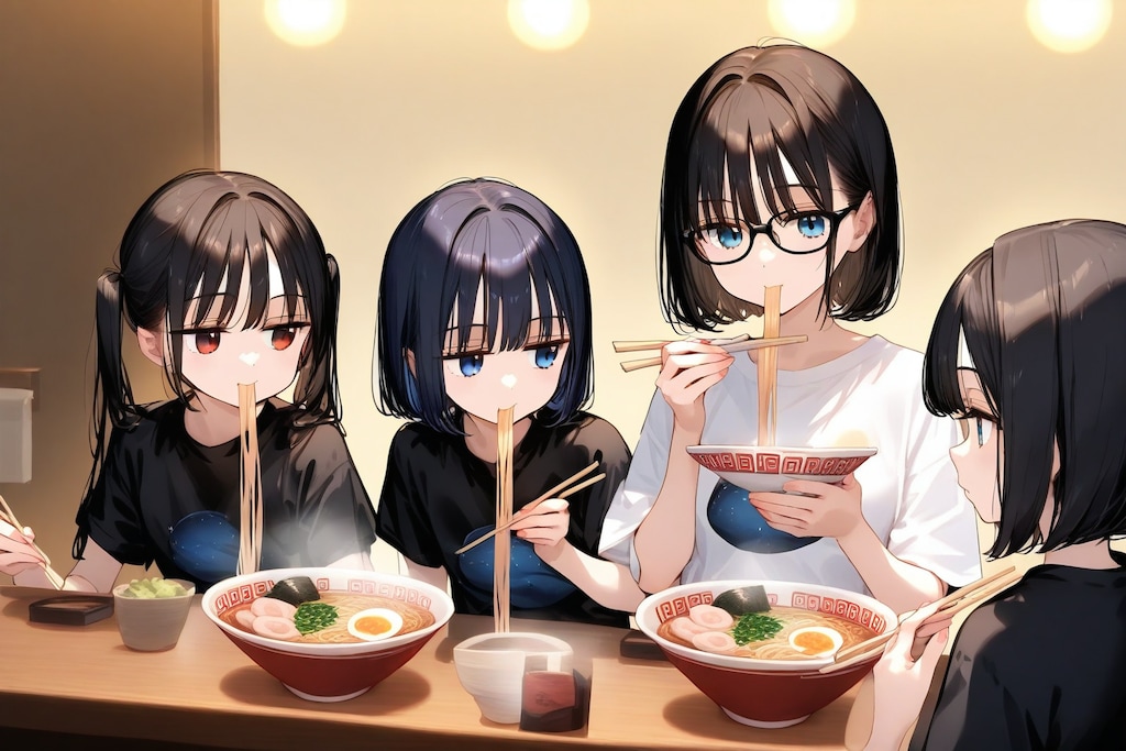 みんなでラーメン