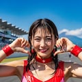 真夏のレースクイーン(富士山に雪ないVer) 8枚目