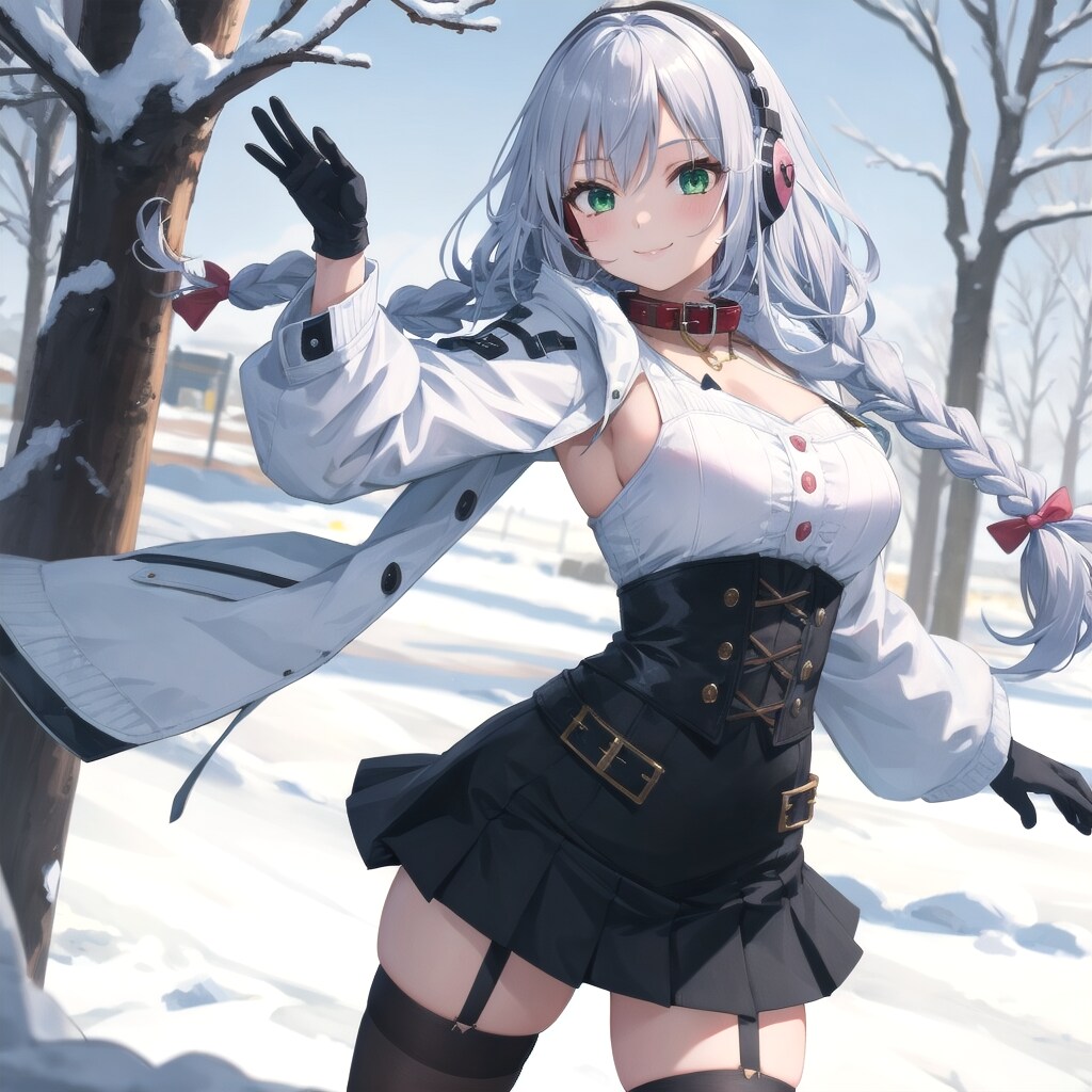 銀髪碧眼