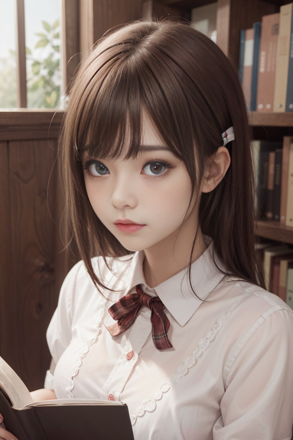 図書館に居たので声をかけてみた