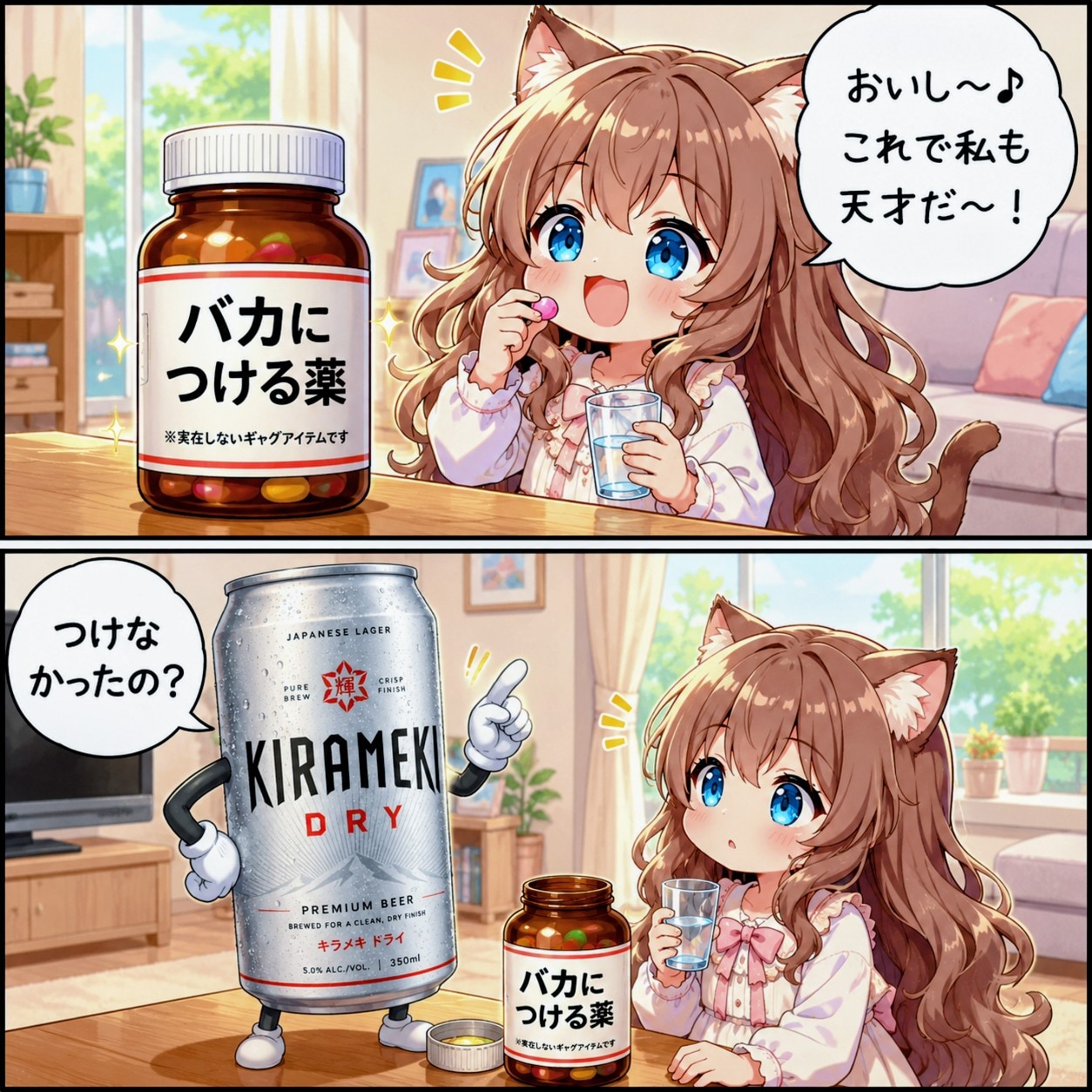 バカにつける薬と小さな女の子 | の人気AIイラスト・グラビア