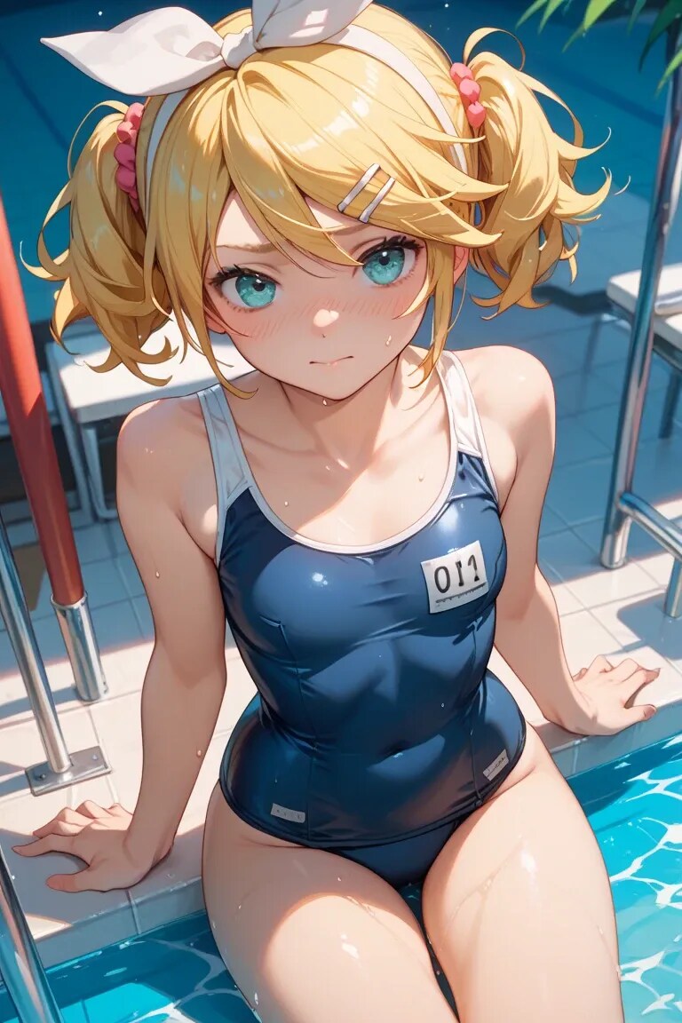 レンくんの女性用スクール水着デビュー！あれから