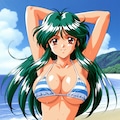 PixAIでときメモ2麻生華澄👙👩‍🏫❤️ 3枚目