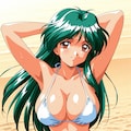 PixAIでときメモ2麻生華澄👙👩‍🏫❤️ 4枚目