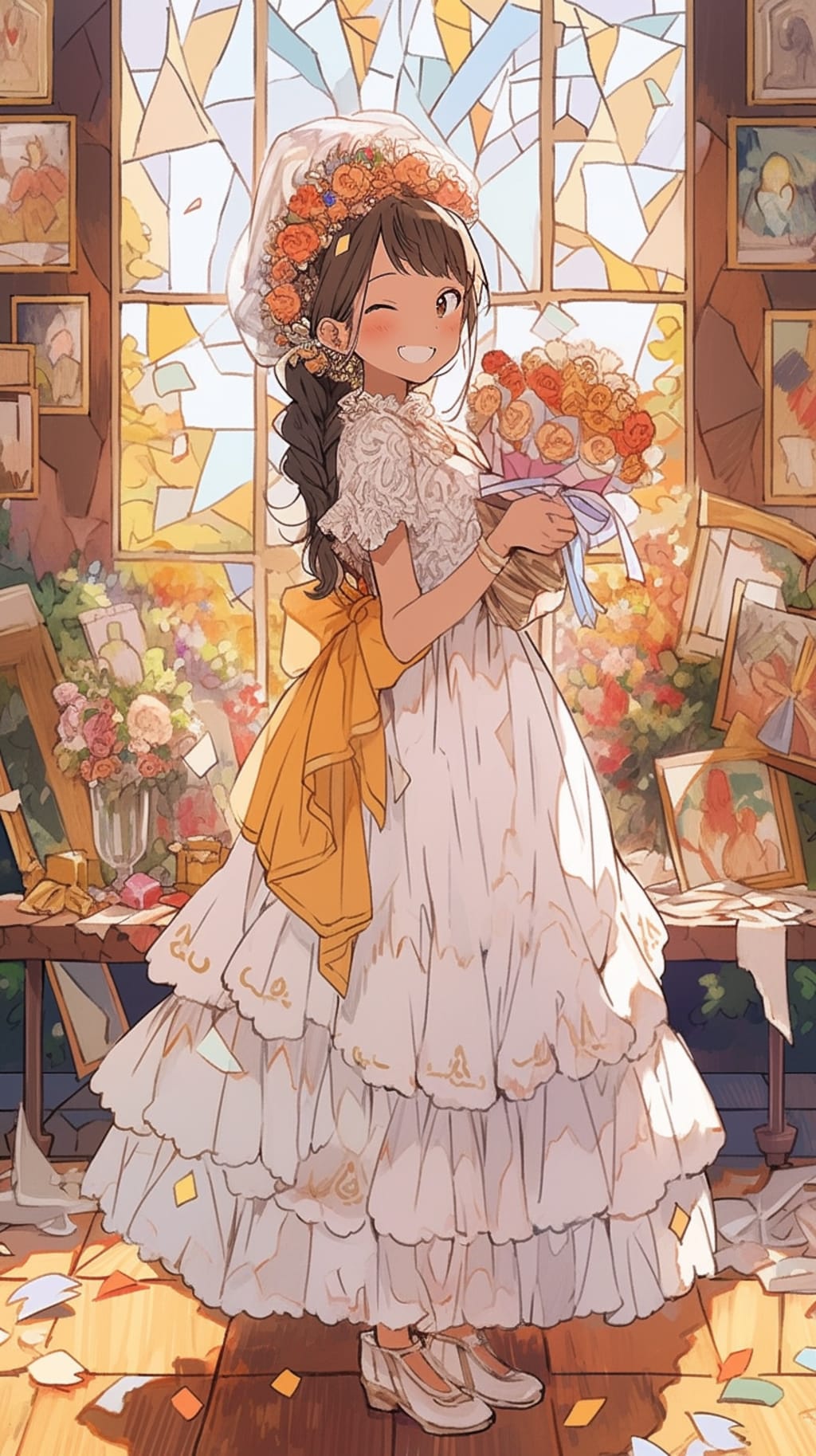 ⚜️少女のアンティーク画3⚜️