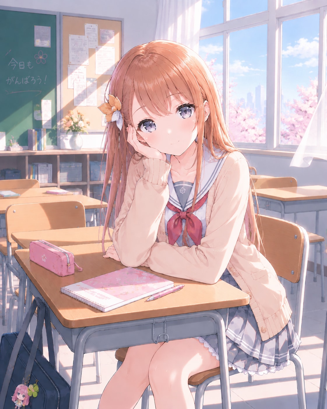 微笑み