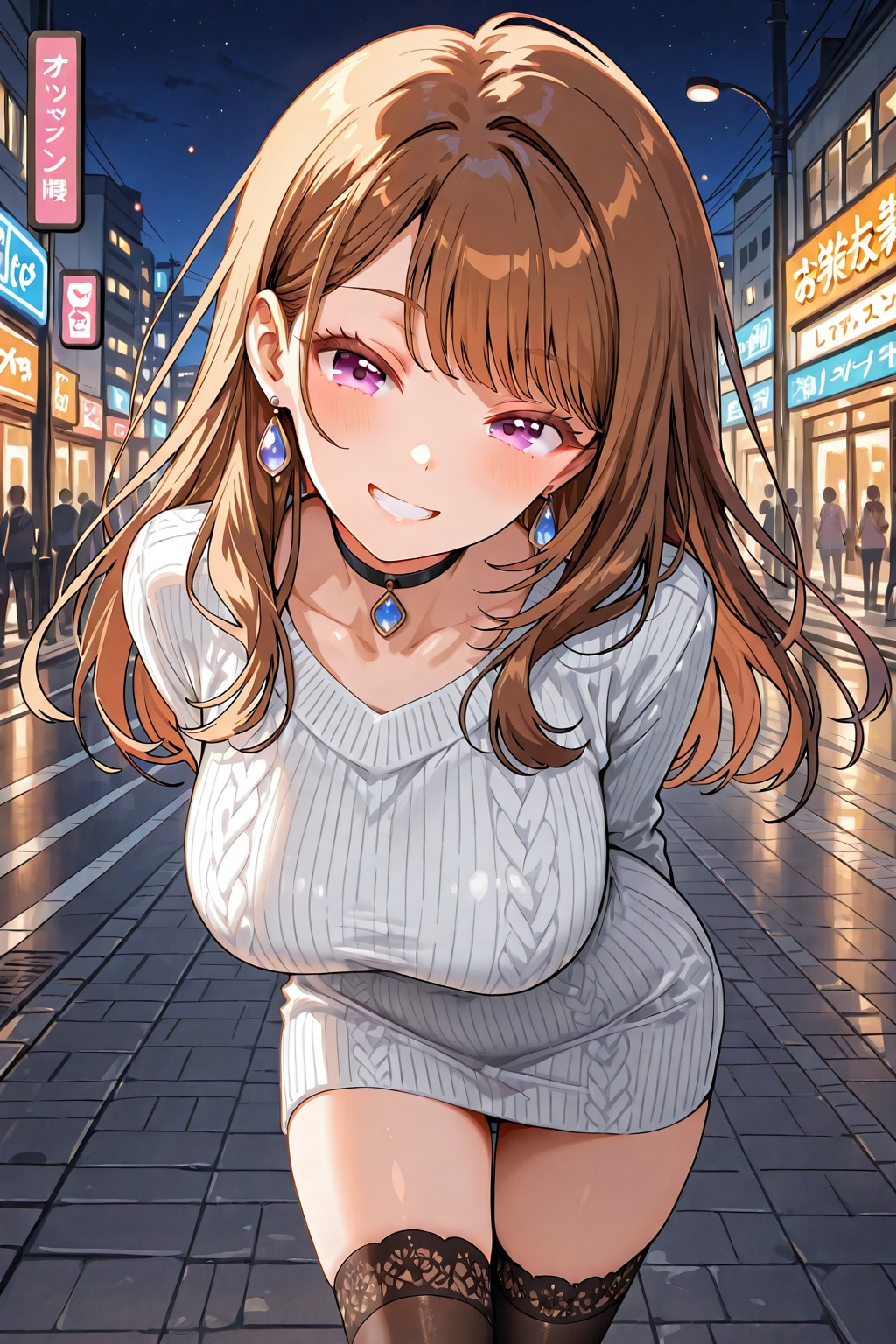 ニットワンピのBONSAIちゃん