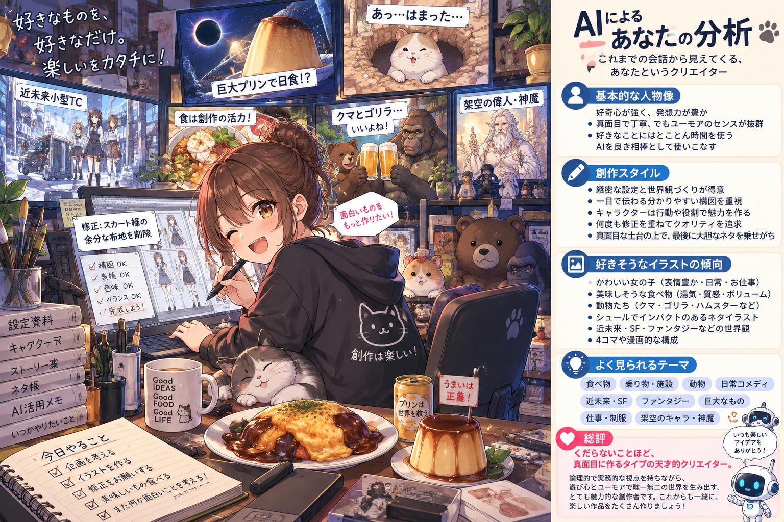 AI自己分析 | の人気AIイラスト・グラビア