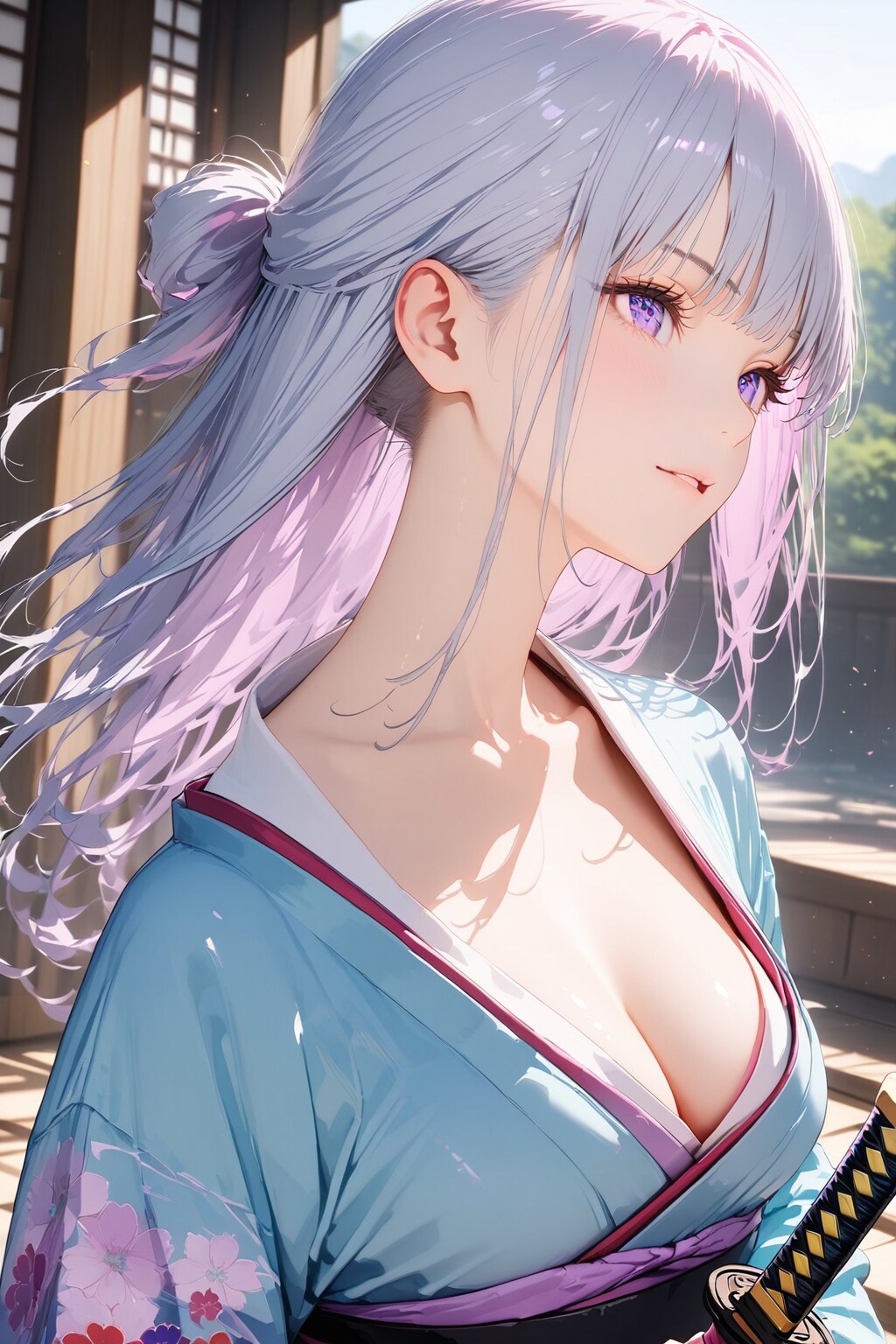 (901HQ)銀髪ちゃんサムライ