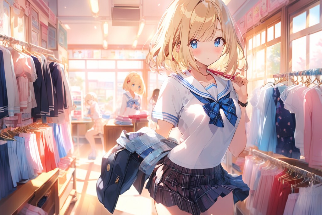 コスプレショップで初バイト💰