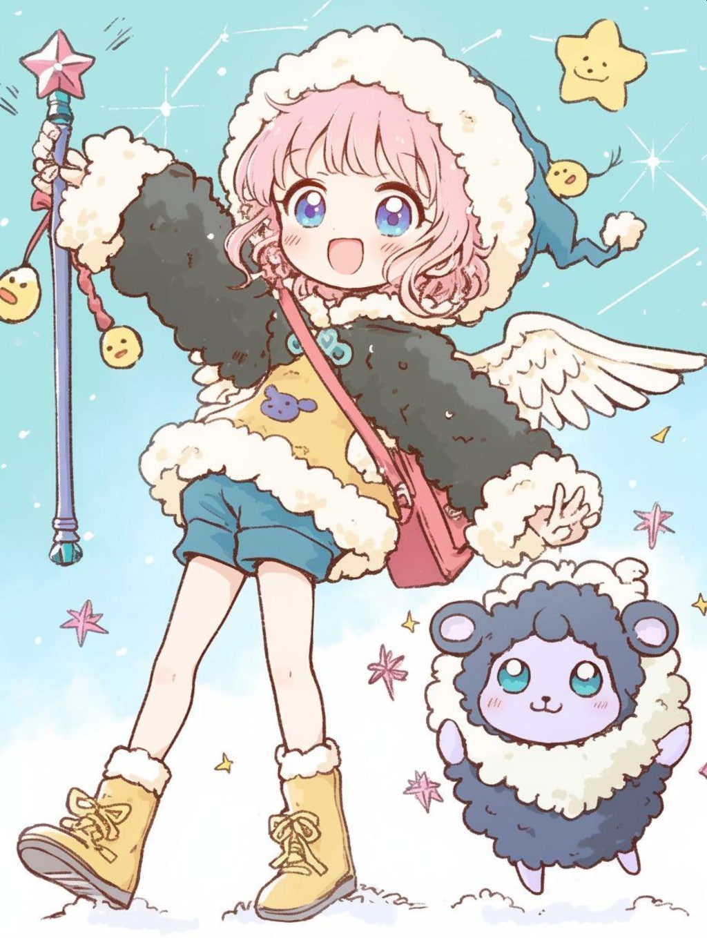 nijiの国の魔法使いの女の子