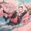 桜の少女（練習中） 4枚目