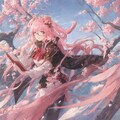 桜の少女（練習中） 3枚目