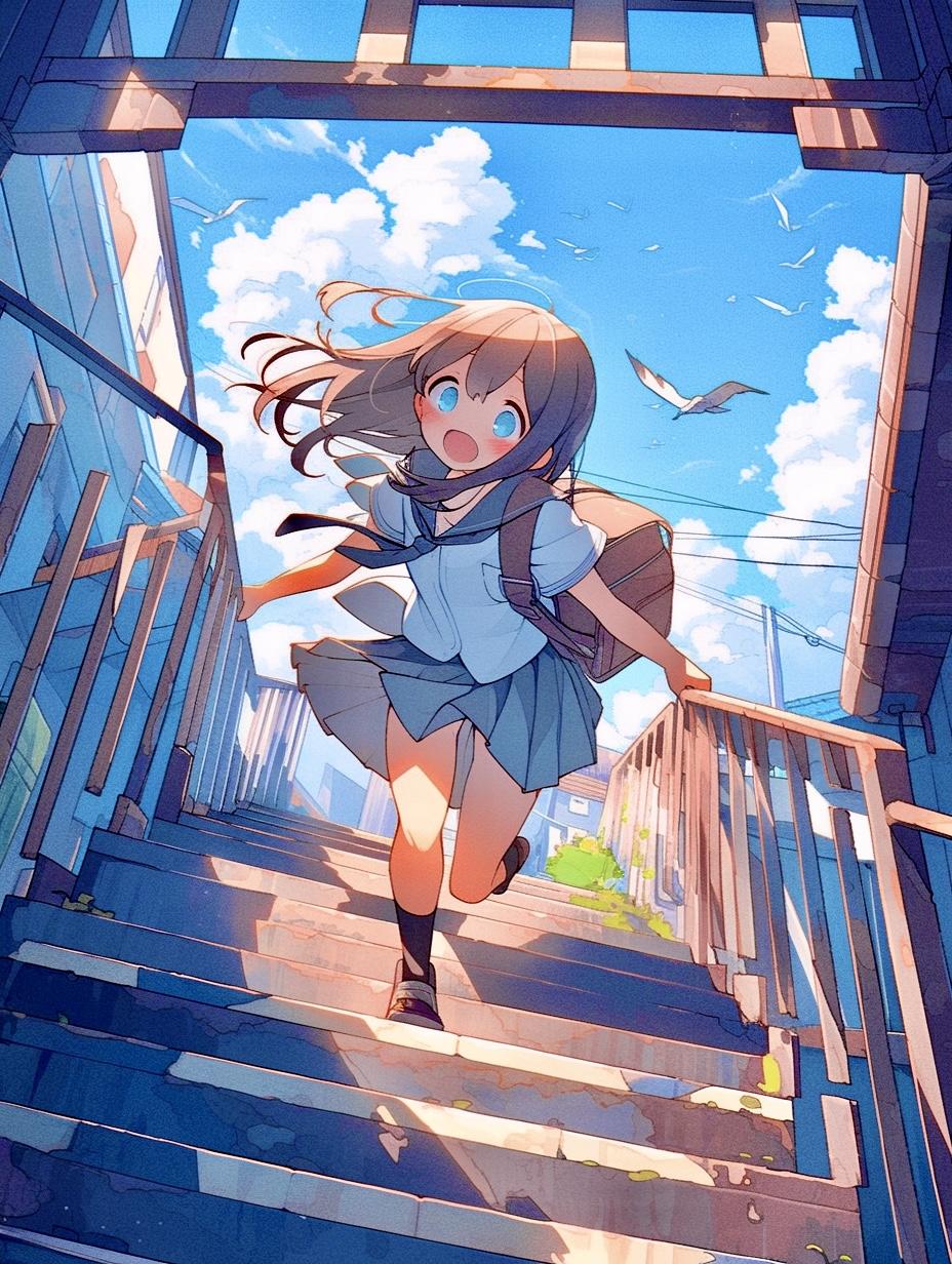 わぁっ 転びそうだよ〜っ！